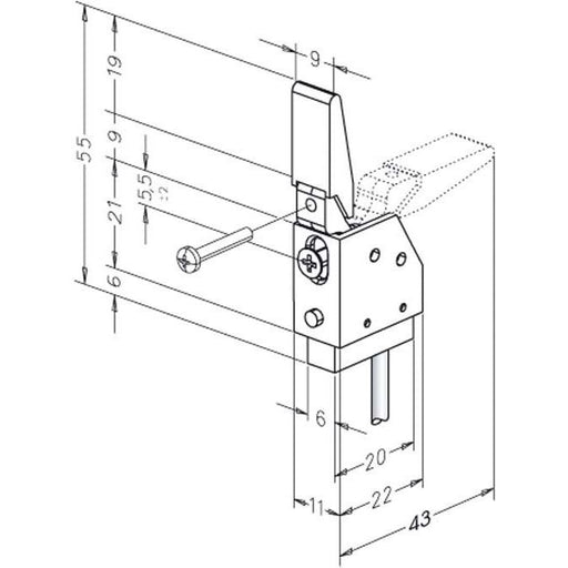 Assa Abloy effeff - Zubehör/Ersatzteile für elektrischen Türöffner Riegelschaltkontakt 878----------00 − 1 Stück by Assa Ablo
