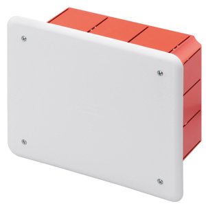 Gewiss - Dose, Gehäuse für Montage in der Wand/Decke Abzweig-u.Anschlußkasten GW48005 Deckel in ws