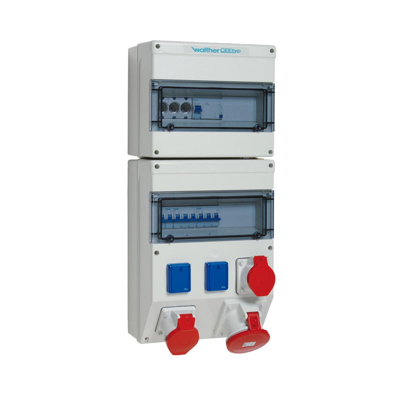 Walther Werke - CEE-Steckdosen-Kombination (IEC 60309) Steckdosenkombination 6894418 SK II