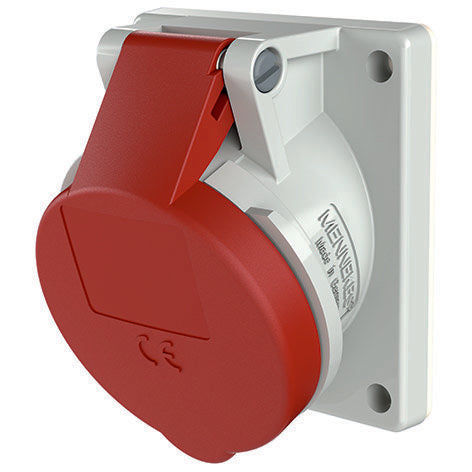 Mennekes - CEE-Anbausteckdose (IEC 60309) Anbaudose TwinContact 1633 16A,3p,9h,400V,IP44