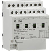 Gira - Bussystem-Schaltaktor Schaltaktor 4fach REG 104500 KNX/EIB 16A C-Last