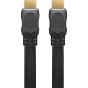 Goobay - Konfektioniertes A/V-Kabel High-Speed-HDMI-Flachkabel 61280 Ethernet,4K,60Hz