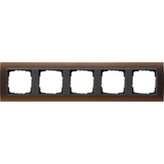 Gira - Abdeckrahmen 5f.opak dbr 021513