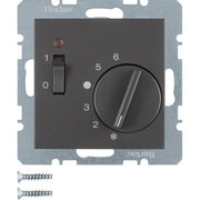 Berker - Raumthermostat Raumtemperaturregler 24 V 20311606 mit Öffner, Zentrals