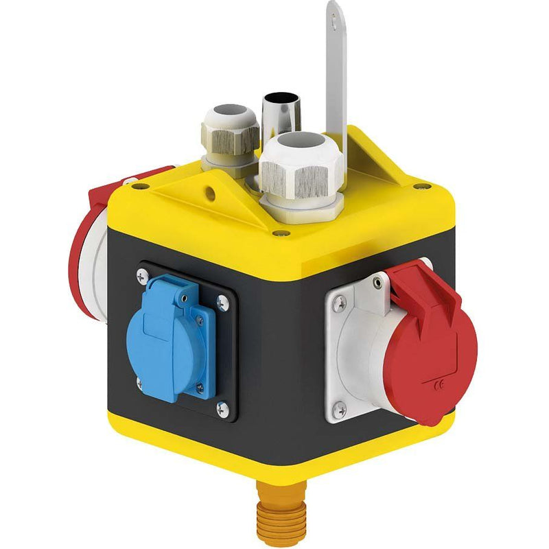 Bals Elektrotech - CEE-Steckdosen-Kombination (IEC 60309) Uni-Block-Vollgummi 57711