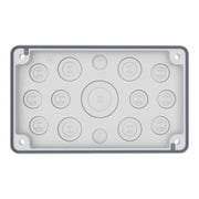 Eaton - Einführungsflansch für Kleingehäuse/Schaltschrank Flanschplatte IP55 F3A-2K-M50/16-1 Isolierstoff − 12 Stück
