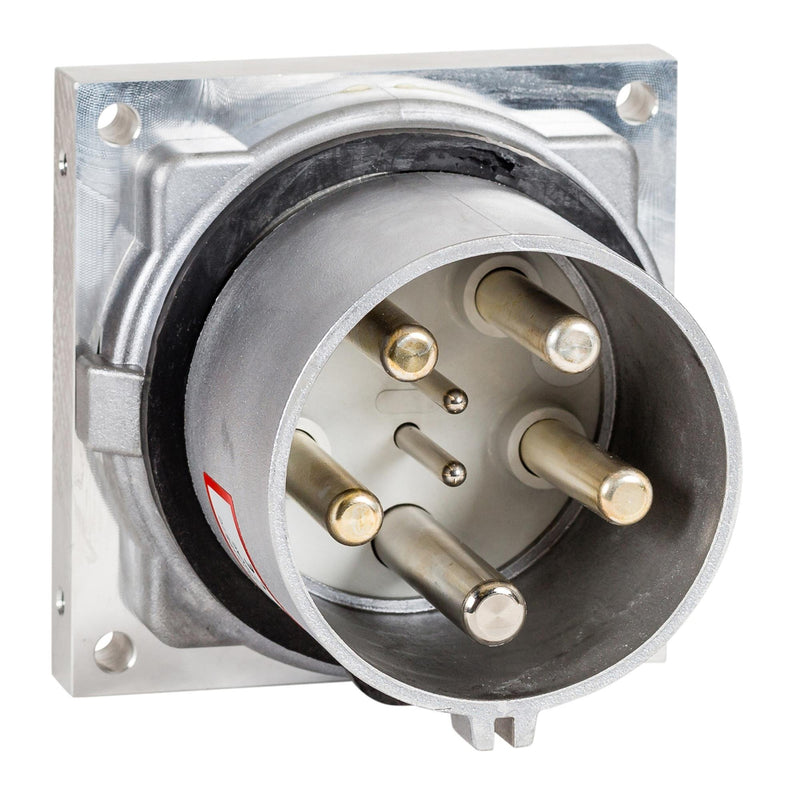 Walther Werke - Hochstrom-Rundsteckvorrichtung CEE Hochstrom Anbaustecker 6B5406 gerade 250A4P6h IP67