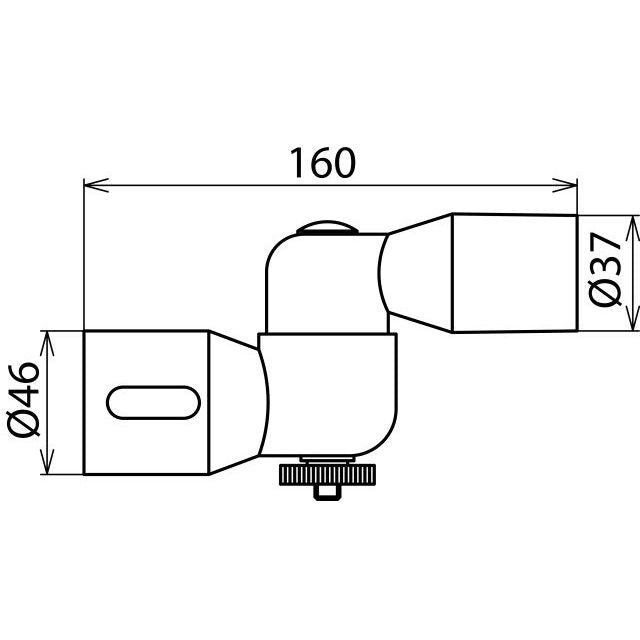 DEHN - Zubehör/Ersatzteile für Sicherheitsgeräte Saugrohrwinkel SRW V NS D 40 mm verstellbar