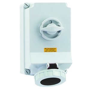 Bals Elektrotech - CEE-Steckdose abschaltbar, abgesichert (IEC 60309) Wandsteckdose 160290