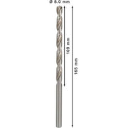 Bosch - Bohrer PRO Metal HSS-G 2608596827 Spiralbohrer 8 x 109