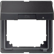 Merten - Einsatz/Abdeckung für Kommunikationstechnik Zwischenring AQUAD., ant 516514 m.Klappdeckel