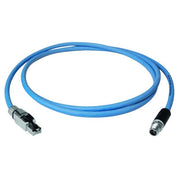 Telegärtner - Konfektionierte Leitung für steckbare Gebäudeinstallation STX M12x1-RJ45 VL 100017236 X-kod. Cat.6A(IEC)