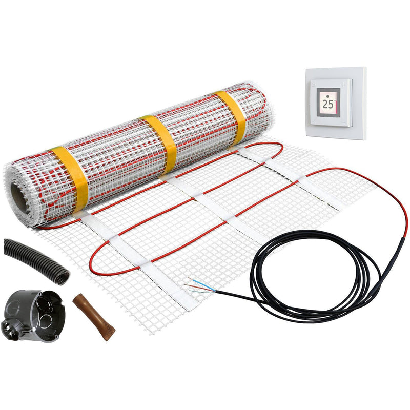 Glen Dimplex - Elektrische Flächenheizung Heizmatten-Set +Regl./Zub. DCF160S-130W-Set DTB Comfort Floor 0,8m²