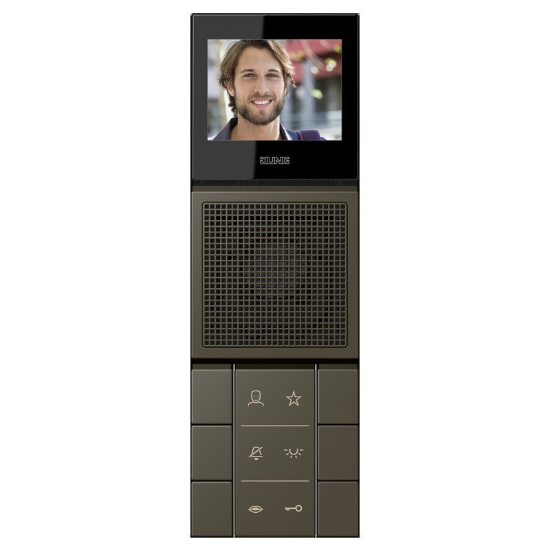 Jung - Innenstation für Türkommunikation SIB Video-Innenstation SI VI LC 627 241 LS 32140