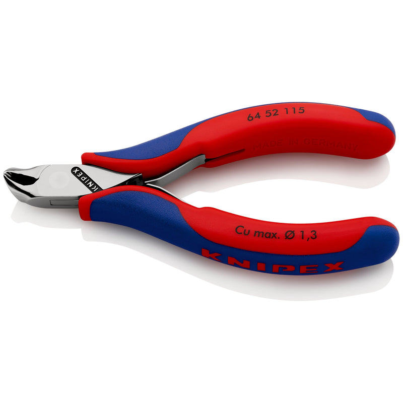 Knipex - Vornschneider Elektronik-Vornschneider 64 52 115 spiegelpoliert,115mm