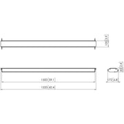 Vogels - Zubehör/Ersatzteile für Unterhaltungselektronik Traverse PFA9130 sw Connect-it,150cm