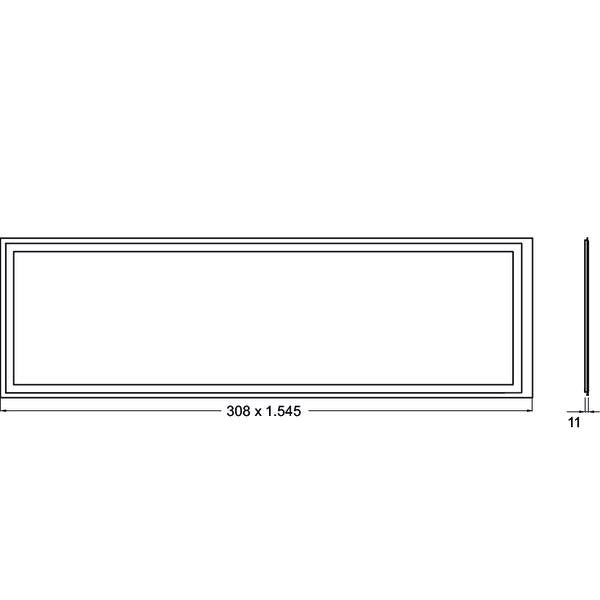 Brumberg Leuchten - Decken-/Wandleuchte LED-Panel 32073073 3000K