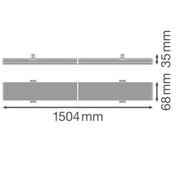 Ledvance - Geräteträger für Lichtbandsystem LED-Universallichtträger TRU.UNI.P73840VWOPPS 840, DALI