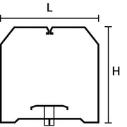 HellermannTyton - Halteklammer für Verdrahtungskanal Drahthalteklammer 181-50640(40) schwarz − 40 Stück