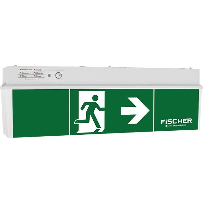 Fischer - Sicherheitsleuchte LED-Rettungszeichenleuchte ULU383AT2.V4 3/8h,18m,IP54