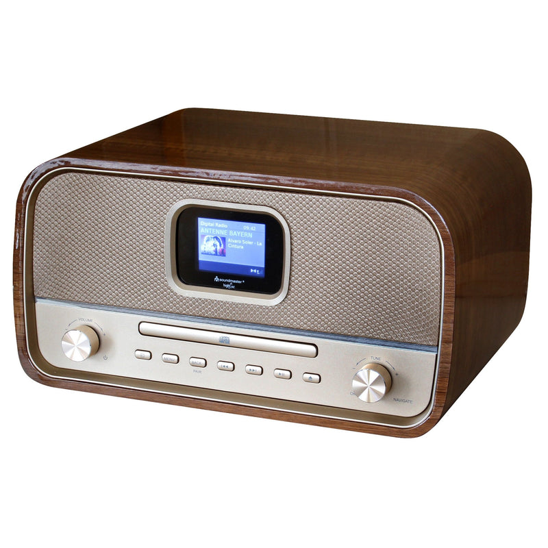 Soundmaster - Radio DAB+Musikcenter DAB970BR1 br UKW/CD/MP3/BT