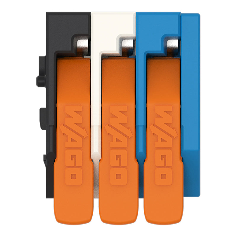 WAGO - Leiterplattenklemme 2601-1103/987-100 1,5mm²,mehrfarbig − 160 Stück