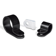 HellermannTyton - Befestigungsschelle für Kabel/Rohre Befestigungsschelle H8P-HS-BK-C1 schwarz − 100 Stück
