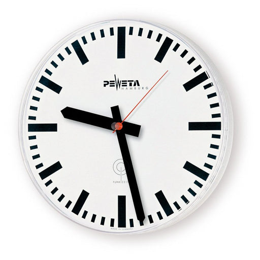 Peweta - Uhr Funkuhr 51.270.221 innen,1,5V,D=265mm