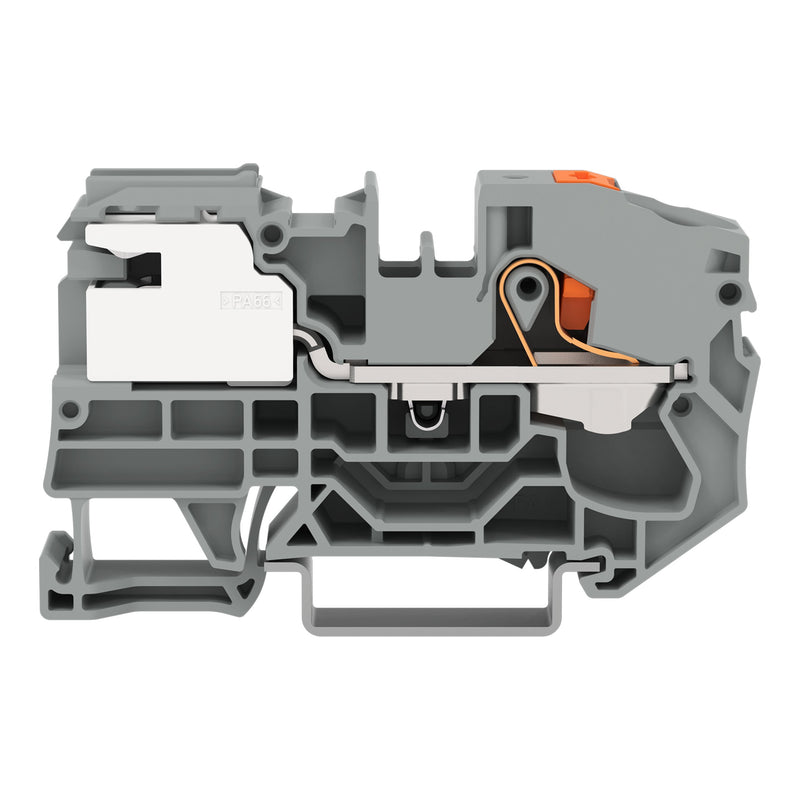 WAGO - Neutralleitertrenn-Reihenklemme Potentialausgleichsklemme 2216-7111 16 mm²,Push − 25 Stück