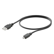 Weidmüller - PC-Kabel USB-Kabel, USB A, PVC, IE-USB-A-MICRO-0.5M schwarz, Länge: 0.5