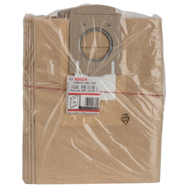 Bosch - Zubehör/Ersatzteile für Bodenpflege Papierfilterbeutel für GAS 2605411061 12-30F Professional