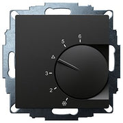 Eberle Controls - Raumthermostat/Uhrenthermostat UP-Raumregler, schw. matt 547890054802 55x55, 5-30C, AC230V