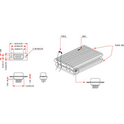 EFB-Elektronik - D-Sub-Steckverbinder D-Sub 15-pol.BU VGA 34501.1 f. 9-pol.Geh