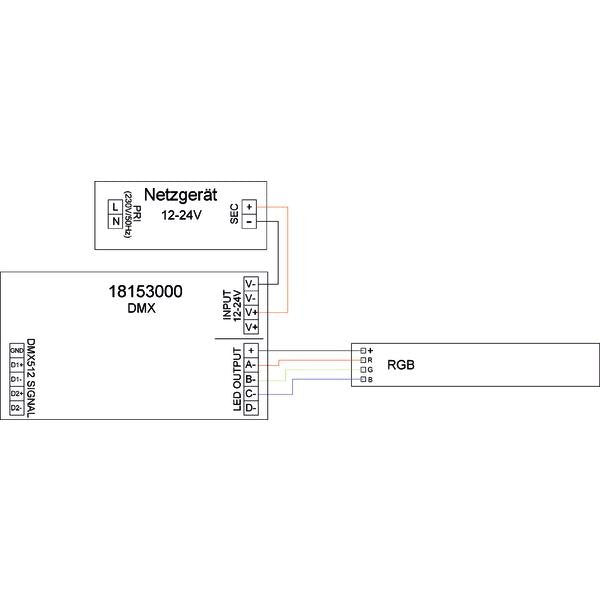 Brumberg Leuchten - LED-Betriebsgerät DMX LED-Dimmer 18153000 12-24V DC