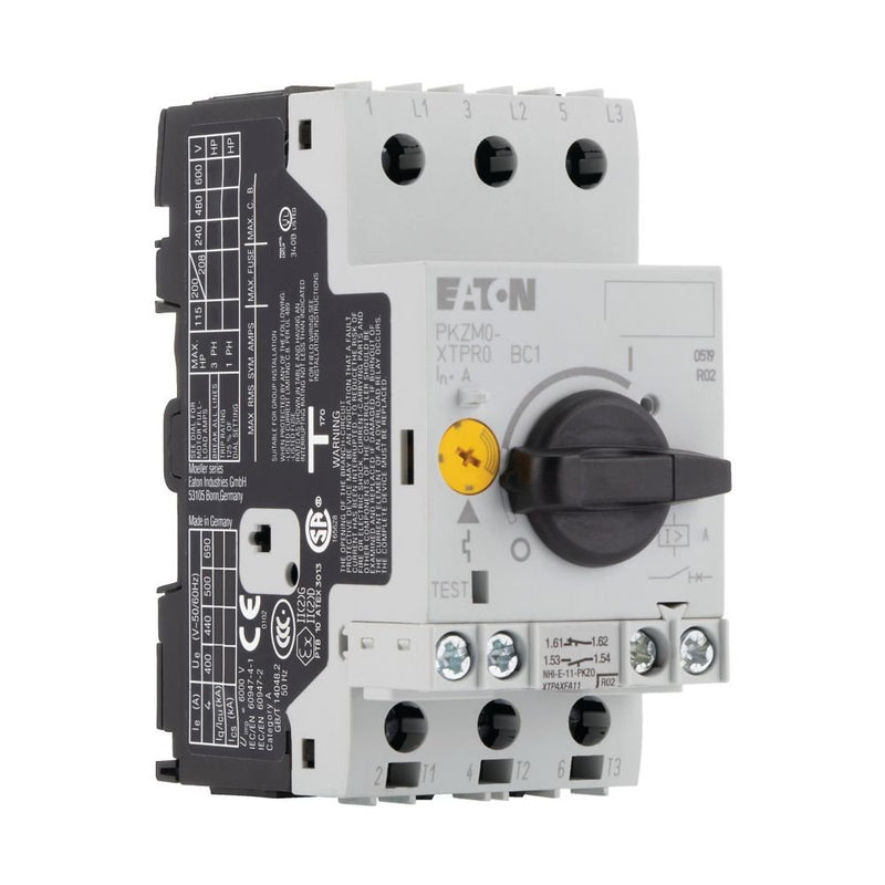 Eaton - Leistungsschalter für Motorschutz Motorschutzschalter 3polig PKZM0-0,63#088839 Ir=0,4-0,63A 1S 1Ö − 24 Stück