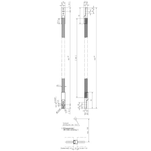 Assa Abloy effeff - Netzanschlussleitung Kabelübergang 10312-21-----00 Gehäuse