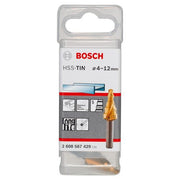 Bosch - Stufenbohrer HSS-TiN, 4 - 2608587429 12 mm 6 mm 50 mm 5