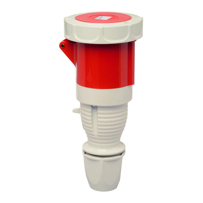 Walther Werke - CEE-Kupplung (IEC 60309) Wasserdichte Kupplung 368309 63A 3P 9h − 10 Stück