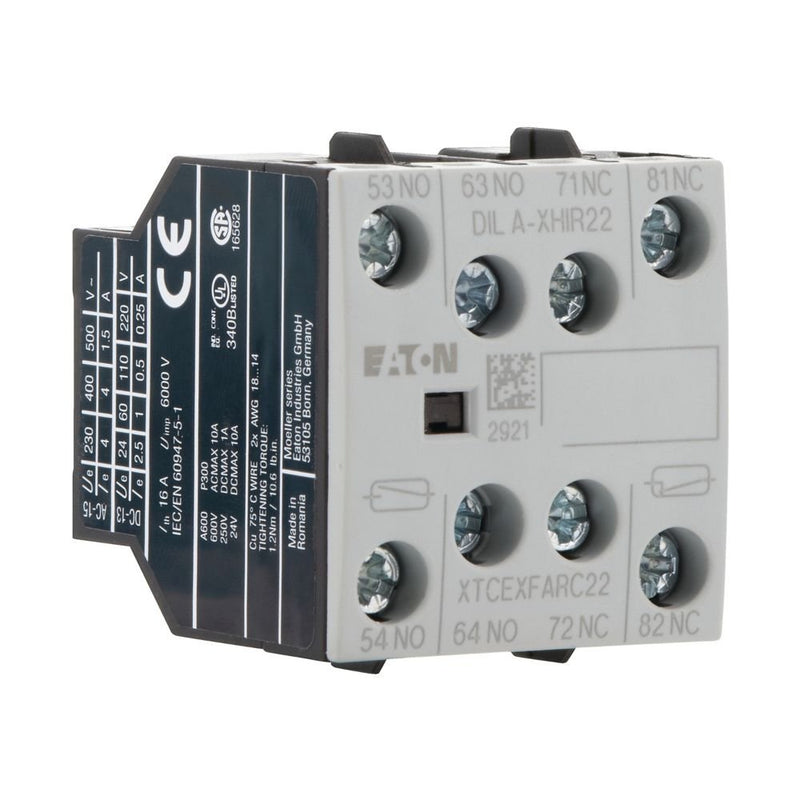 Eaton - Hilfsschalterblock Hilfsschütz DILA-XHIR22 4p
