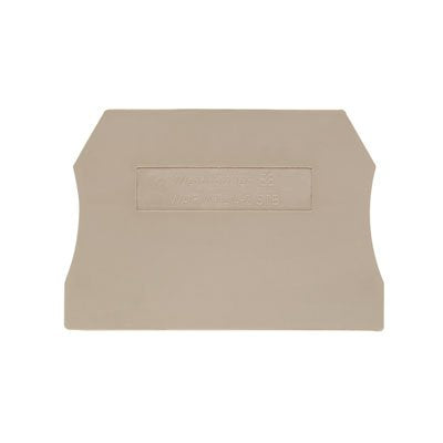 Weidmüller - Abschluss- und Zwischenplatte für Reihenklemme Abschlussplatte WAP WTL4/2 55mmx2mm,dbg − 50 Stück