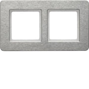Berker - Abdeckrahmen Rahmen 2f. eds/gebürstet 10226083 waagerecht