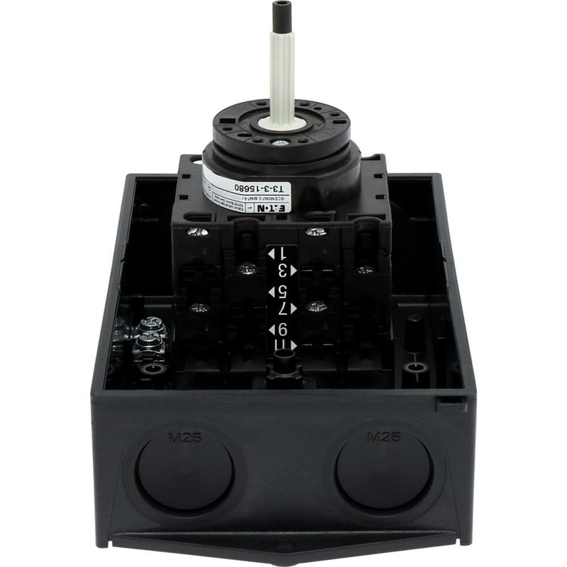 Eaton - Lasttrennschalter Hauptschalter 3polig 32A T3-3-15680/I2/SVB-SW Aufbau 1S1Ö Halt-F