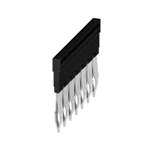 Weidmüller - Querverbinder/Brücker für Reihenklemme Querverbinder ZQV 4N/7 BK gesteckt − 20 Stück