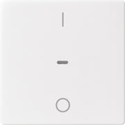 Berker - Abdeckung/Bedienelement für Installationsschalterprogramme Abdeckung Tastsensor-Modul 80962229 1-fach polarweiß