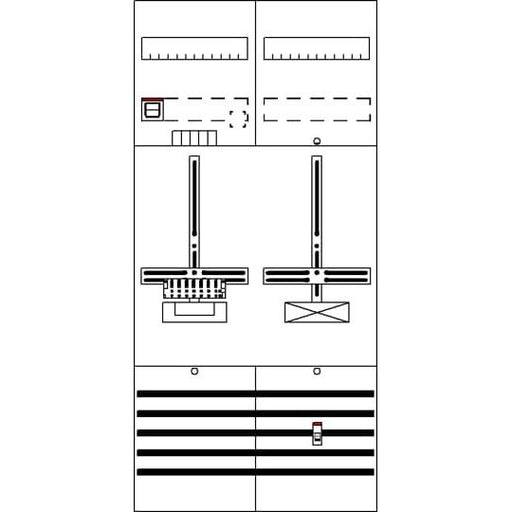 Striebel&amp;John - Zählerfeld Zählerfeld DF27Q1A 7RE 1Z1S vorverdraht − 1 Stück by Striebel&amp;John
