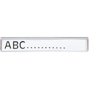 Jung - Zubehör/Ersatzteile für Installationsschalterprogramme Abdeckung mit Einlage AC 81 NA Schriftfeld 9 x 55mm
