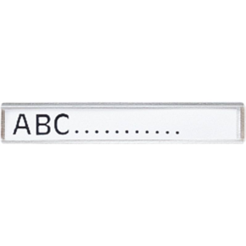 Jung - Zubehör/Ersatzteile für Installationsschalterprogramme Abdeckung mit Einlage AC 81 NA Schriftfeld 9 x 55mm