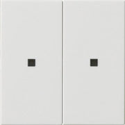 Gira - Bussystem-Tastwippe KNX RF Bedienaufsatz 2-f. 510703 Reinweiß