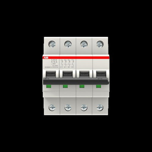 ABB Stotz S&J - Leitungsschutzschalter Sicherungsautomat S204M-K16 10 kA, 16 A, 4P
