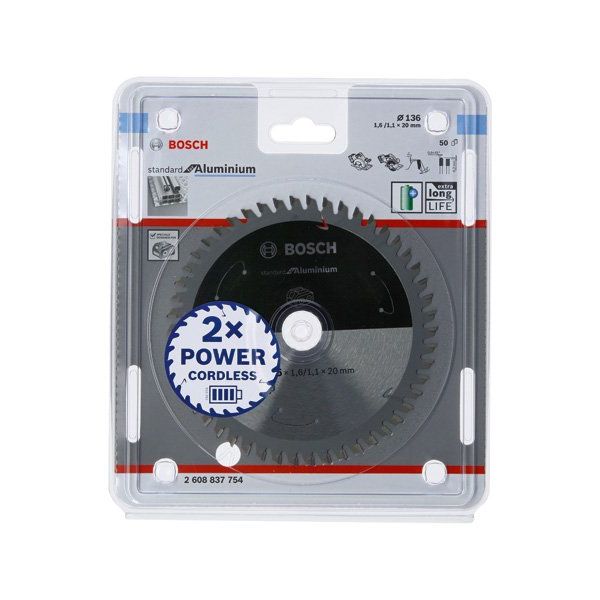 Bosch - Kreissägeblatt PRO Aluminium cordless 2608837754 Kreissägeblatt 136 x